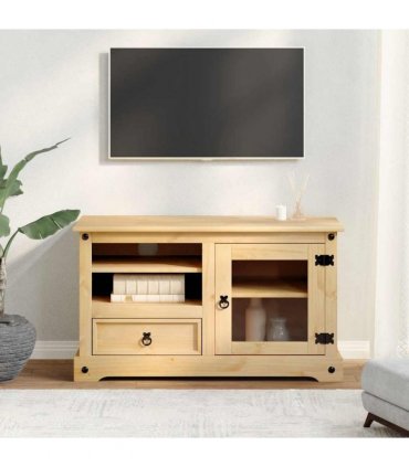 vidaXL TV Cabinet Corona 100x45x58 cm Solid Wood Pine