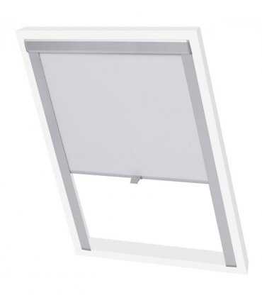 vidaXL Blackout Roller Blinds White C04