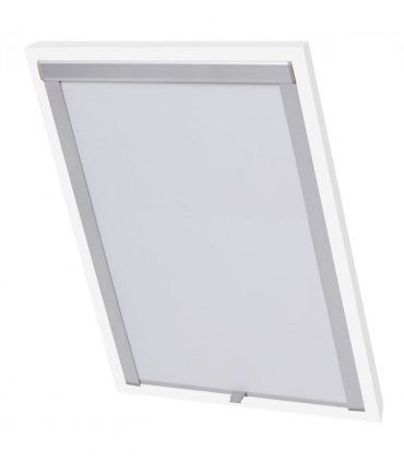 vidaXL Blackout Roller Blinds White C04