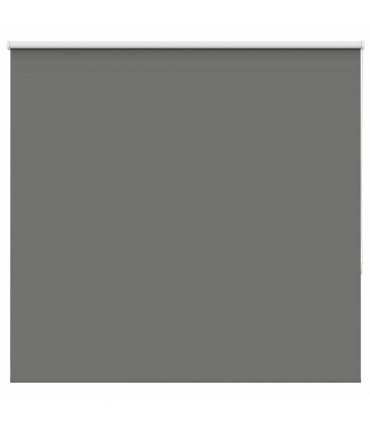 vidaXL Roller Blind Blackout Grey 160x130 cm Fabric Width 156.6 cm Polyester