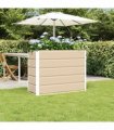 vidaXL Planter Ivory 100 x 40 x 75 cm Steel