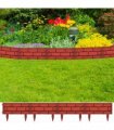 Lawn Divider with Brick Design 11 pcs