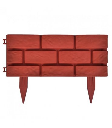 Lawn Divider with Brick Design 11 pcs