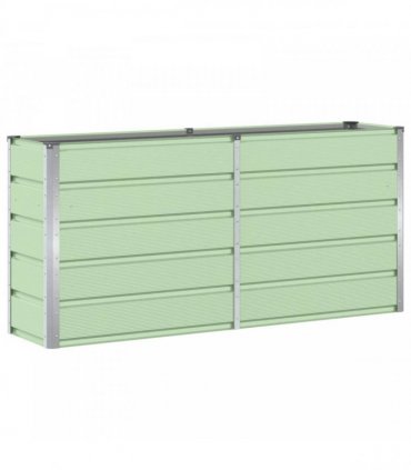 vidaXL Planter Green 160 x 40 x 75 cm Steel