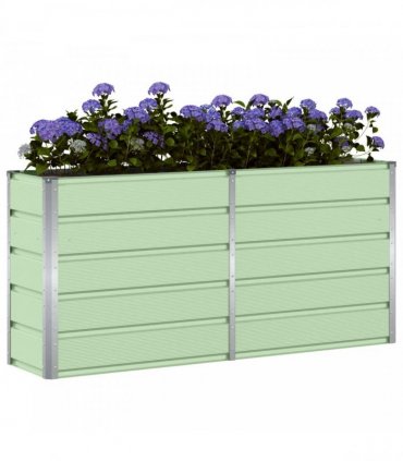 vidaXL Planter Green 160 x 40 x 75 cm Steel