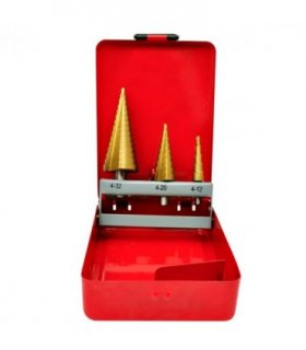 3-Piece HSS Step Drill Set