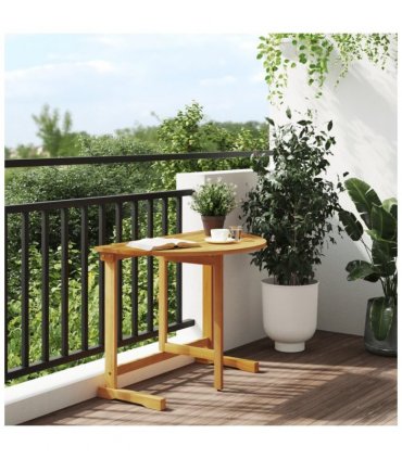 vidaXL Folding Balcony Table 90x60x72 cm Solid Wood Acacia