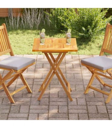 vidaXL Table Top Solid Teak Wood 60x60x2.5 cm