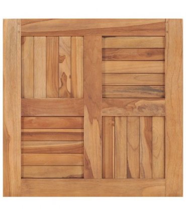 vidaXL Table Top Solid Teak Wood 60x60x2.5 cm