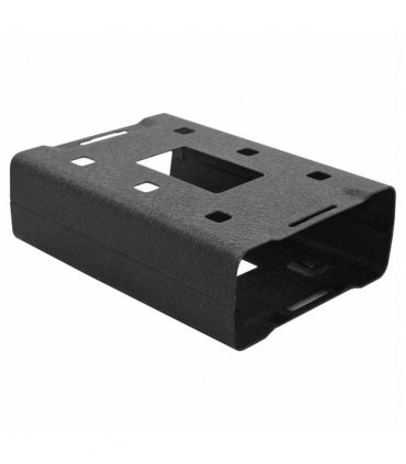 vidaXL Car Safe with Lock Black 22 x 16 x 7 cm Steel