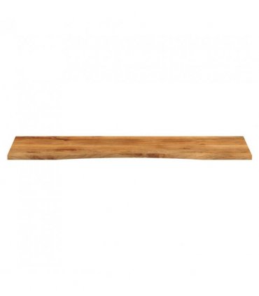 vidaXL Desk Top with Curve 160x50x2.5 cm Solid Wood Rough Mango