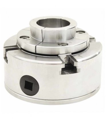 vidaXL 4 Jaw Wood Chuck with M33 Connection Steel Silver 96 mm