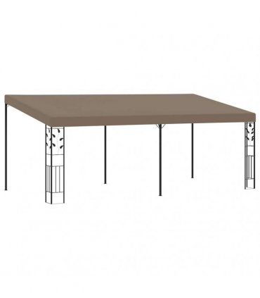 vidaXL Wall-mounted Gazebo 6x3x2.5 m Taupe