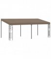 vidaXL Wall-mounted Gazebo 6x3x2.5 m Taupe