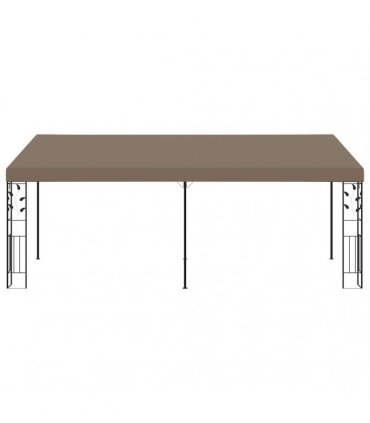vidaXL Wall-mounted Gazebo 6x3x2.5 m Taupe