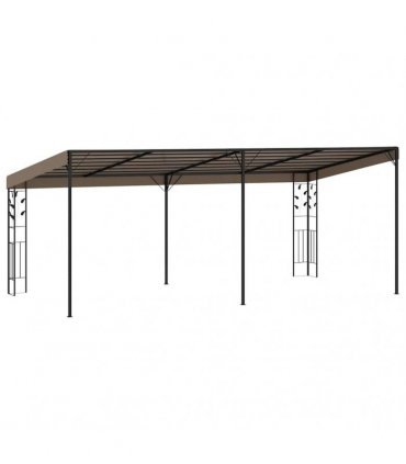 vidaXL Wall-mounted Gazebo 6x3x2.5 m Taupe