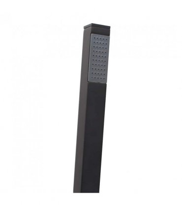 vidaXL Freestanding Bathtub Faucet Black Stainless Steel 90 cm