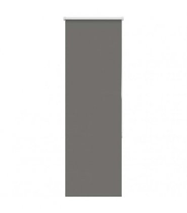 vidaXL Roller Blind Blackout Grey 50x130 cm Fabric Width 45.7 cm Polyester