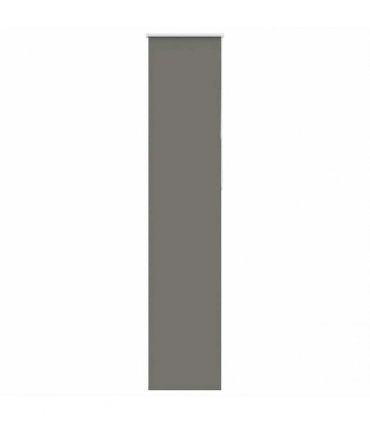 vidaXL Roller Blind Blackout Grey 40x210 cm Fabric Width 35.7 cm Polyester