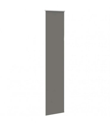 vidaXL Roller Blind Blackout Grey 40x210 cm Fabric Width 35.7 cm Polyester