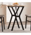 vidaXL Dining Table Legs Y-Frame 40x40x73 cm Steel