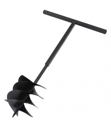 vidaXL Ground Drill with Handle 250 mm with Extension Tube 4 m Steel