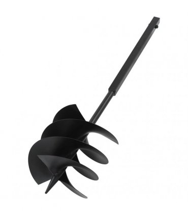 vidaXL Ground Drill with Handle 250 mm with Extension Tube 4 m Steel