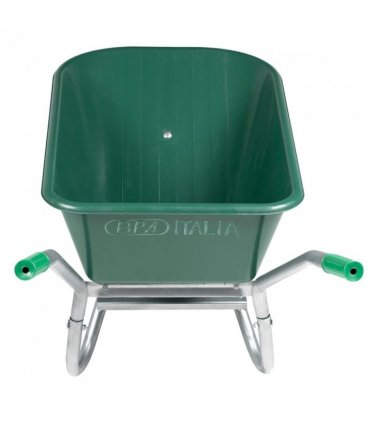 vidaXL Wheelbarrow Green 90 L 150 kg Galvanised Steel and Plastic