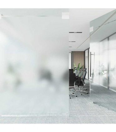 vidaXL Window Film Static Frosted Grey 90x2000 cm PVC