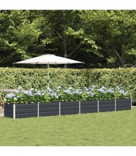 vidaXL Planter Anthracite 480 x 80 x 45 cm Steel