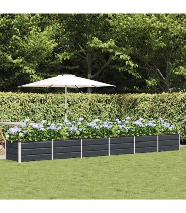 vidaXL Planter Anthracite 480 x 80 x 45 cm Steel