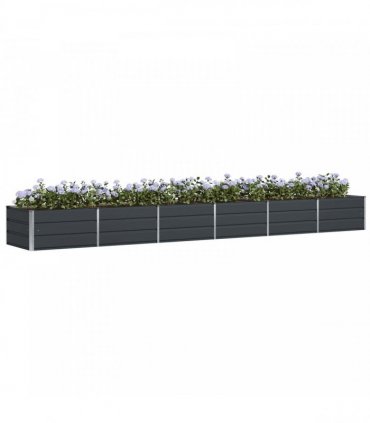 vidaXL Planter Anthracite 480 x 80 x 45 cm Steel