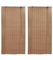 vidaXL Bamboo Roller Blinds 2 pcs 150 x 220 cm Brown