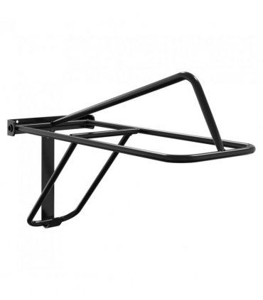 vidaXL Foldable Saddle Rack Wall Mounted Black Iron