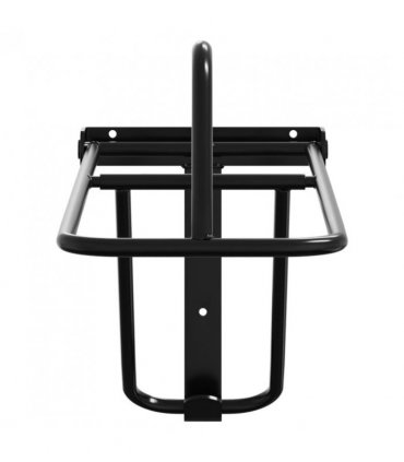 vidaXL Foldable Saddle Rack Wall Mounted Black Iron