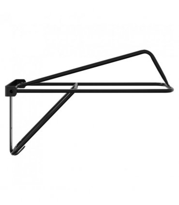 vidaXL Foldable Saddle Rack Wall Mounted Black Iron
