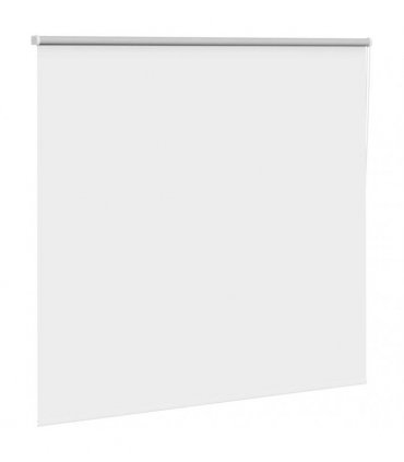 vidaXL Roller Blind Blackout White 165x150 cm Fabric Width 161.6 cm Polyester