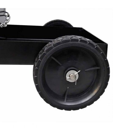Welding Cart Black Trolley with 3 Shelves Workshop Organiser