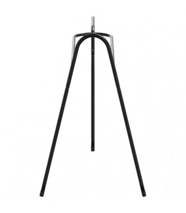 vidaXL Saddle Rack 3 Legged Freestanding Black Iron