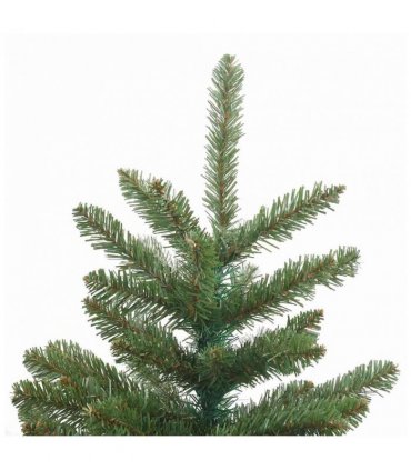 vidaXL Artificial Hinged Christmas Tree Green 180 cm PVC, steel