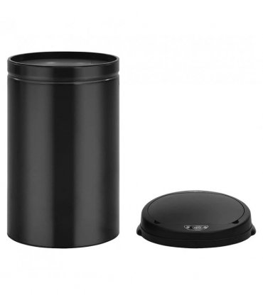 vidaXL Automatic Sensor Dustbin 40 L Carbon Steel Black