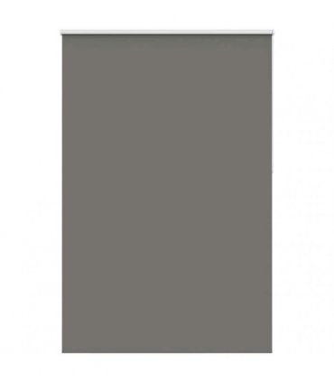 vidaXL Roller Blind Blackout Grey 160x210 cm Fabric Width 156.6 cm Polyester
