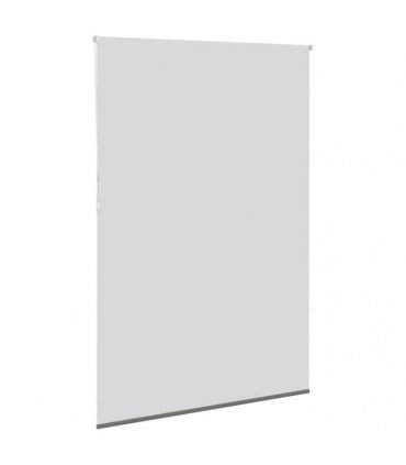 vidaXL Roller Blind Blackout Grey 160x210 cm Fabric Width 156.6 cm Polyester