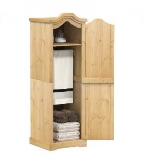 vidaXL Wardrobe Corona 55x52x170 cm Solid Wood Pine
