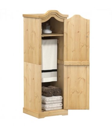 vidaXL Wardrobe Corona 55x52x170 cm Solid Wood Pine
