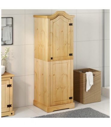 vidaXL Wardrobe Corona 55x52x170 cm Solid Wood Pine