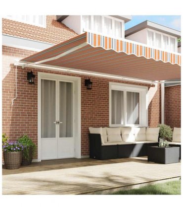vidaXL Awning Multicolour 500 x 300 x 165 cm Polyester and Metal