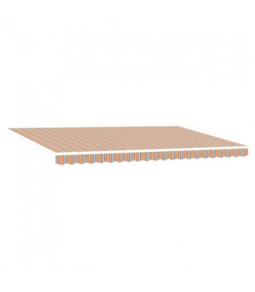 vidaXL Awning Multicolour 500 x 300 x 165 cm Polyester and Metal