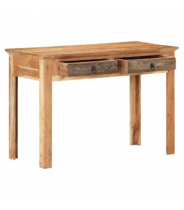 vidaXL Desk 110x50x75 cm Solid Reclaimed Wood