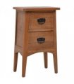vidaXL Bedside Cabinet | Brown | Solid Fir Wood | 40x29x68cm | Storage
